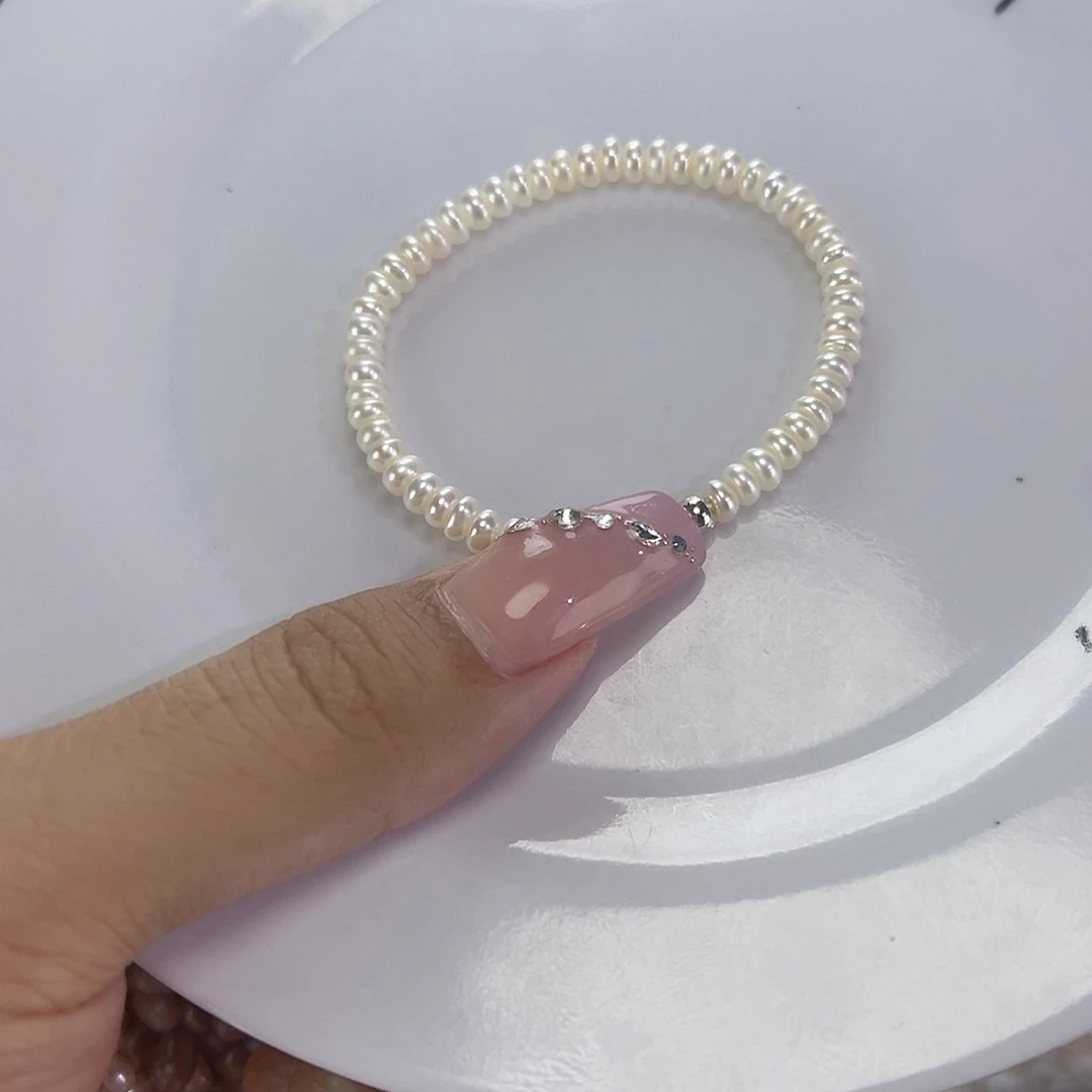钛钢手绳淡水珍珠