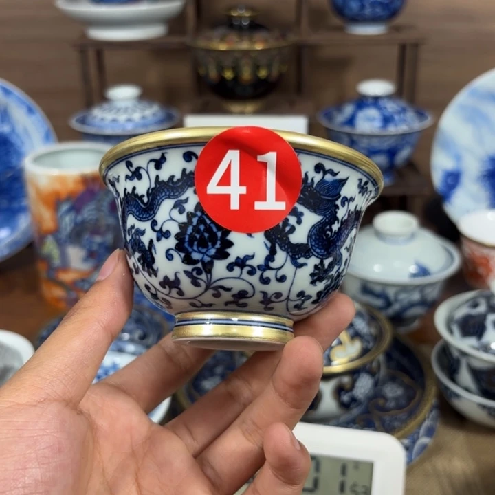 隆***饭景德镇手工手绘陶瓷