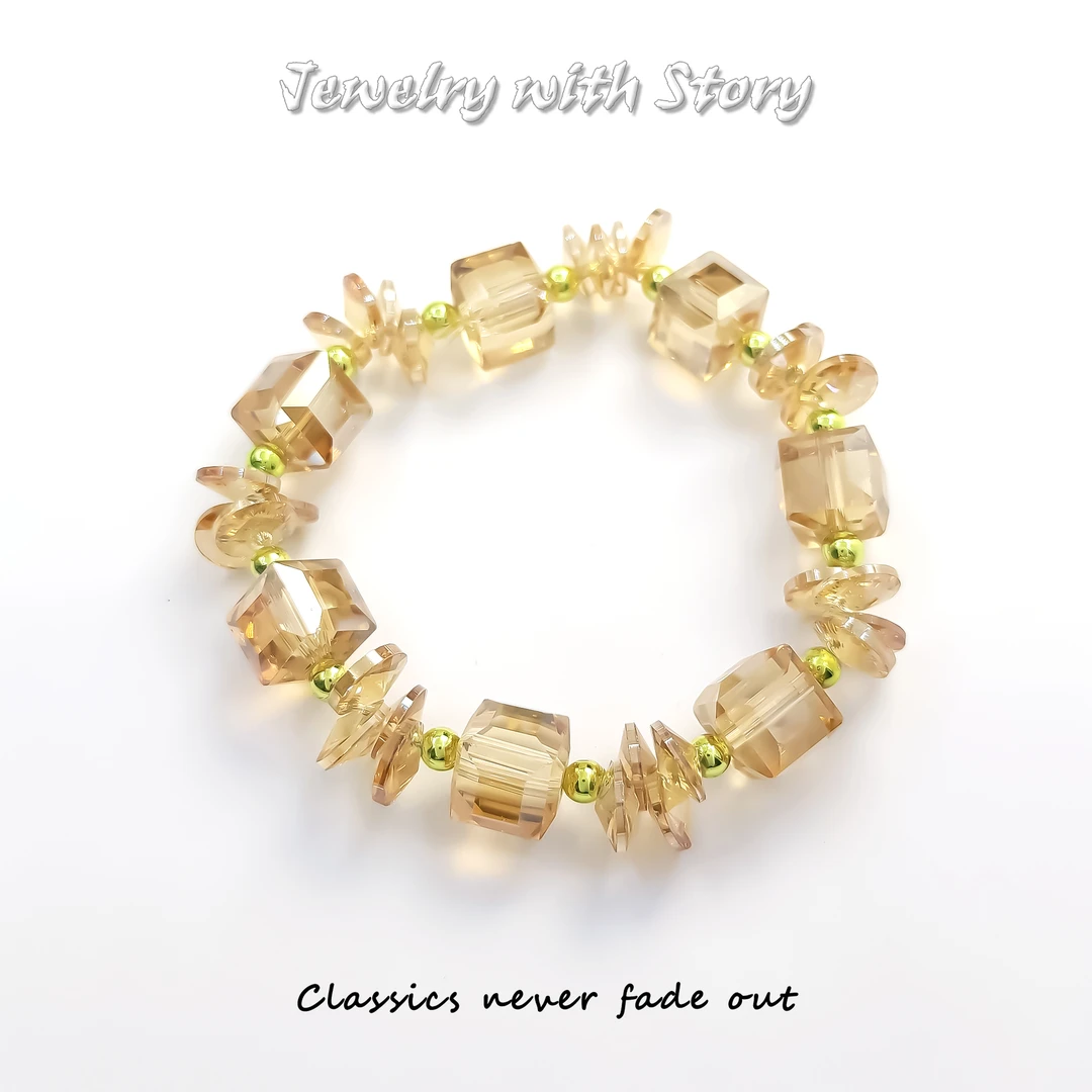 铜合金合成锆石手链 FCLX-70613 手链欧美时尚精致气质大方轻奢