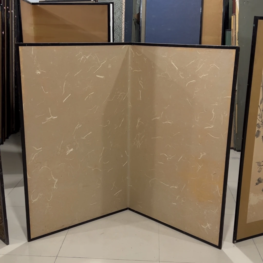 绘画屏风框画茶空间设计