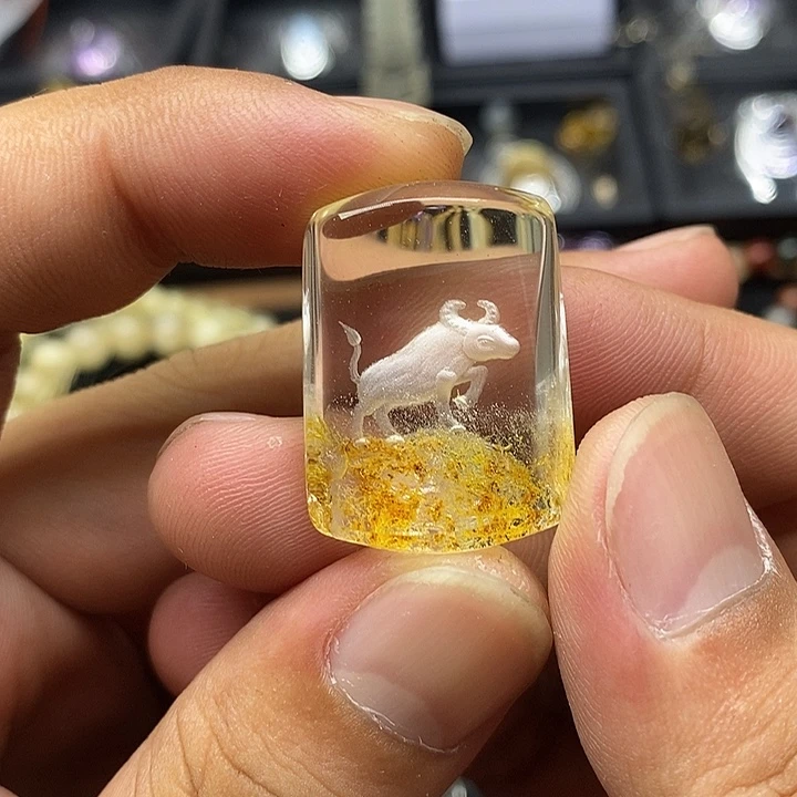 水晶珠宝半成品未镶嵌