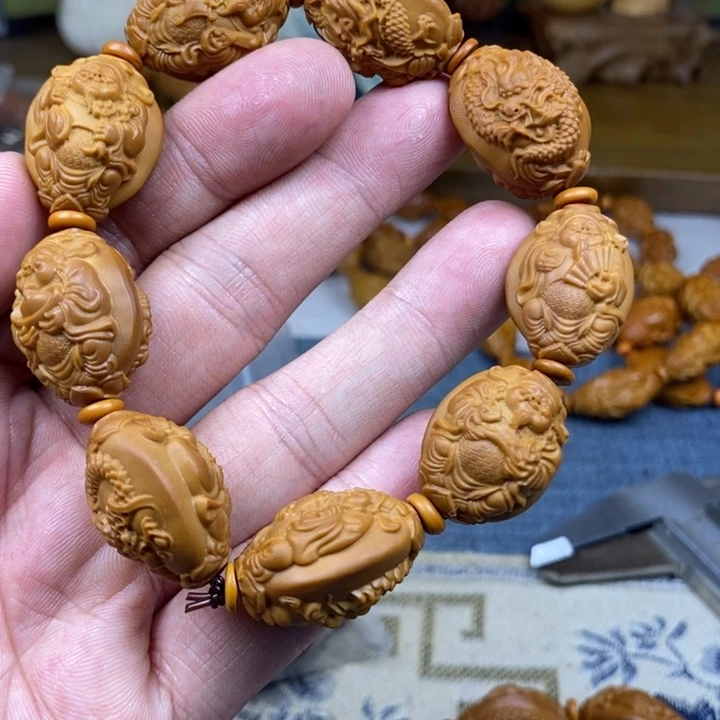 橄榄核手串/手链橄榄核雕工艺手串