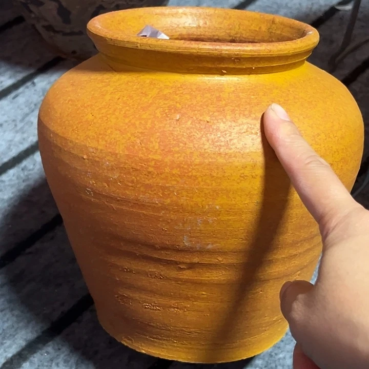 粗陶盆默认打孔高20口13