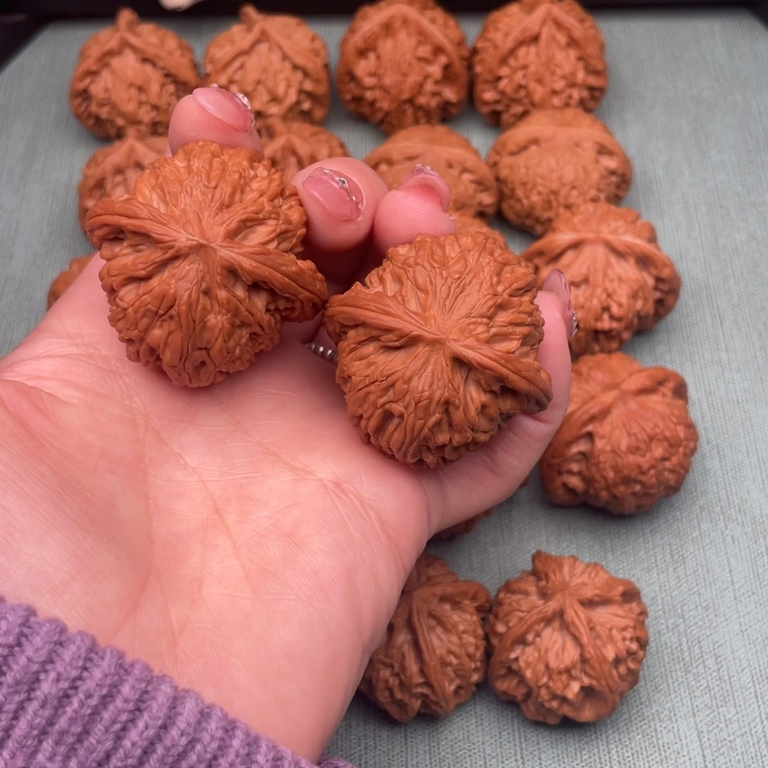 文玩核桃把件全品山地磨40.8