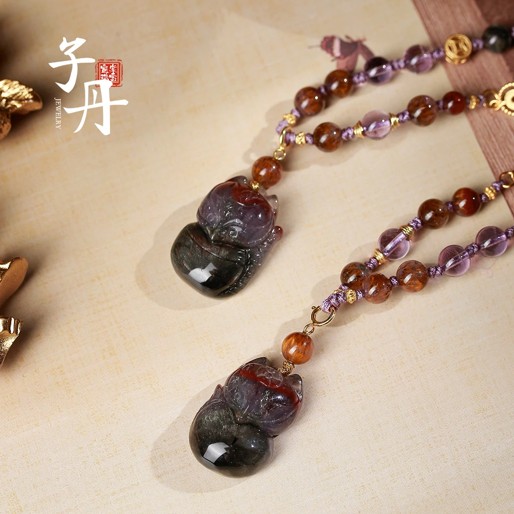 【蜜棠二店】极光吊坠（九尾）（多样性发/发一个）B4-223