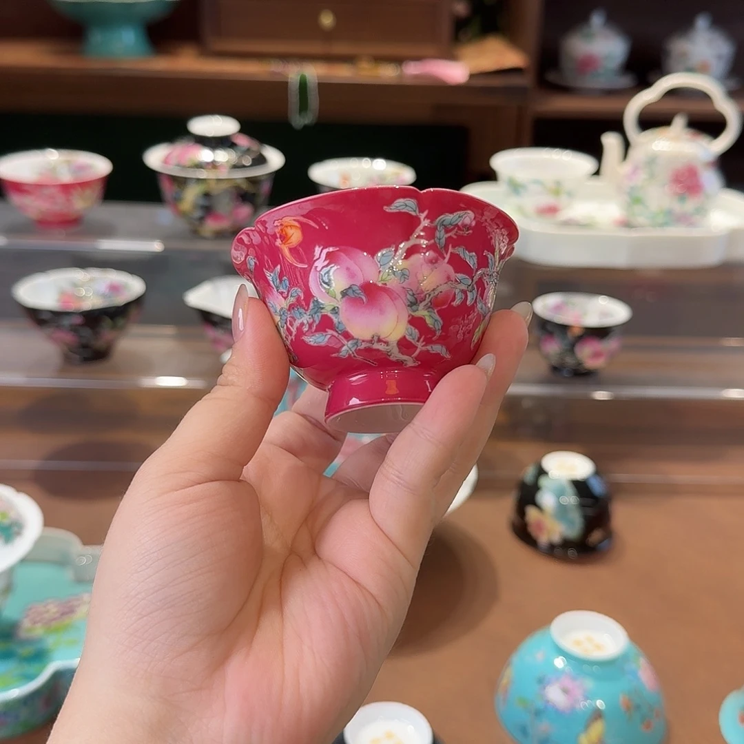 珐琅彩主人杯茶具系列