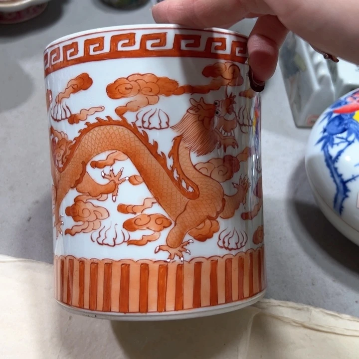 景德镇瓷器工艺品摆件马*客