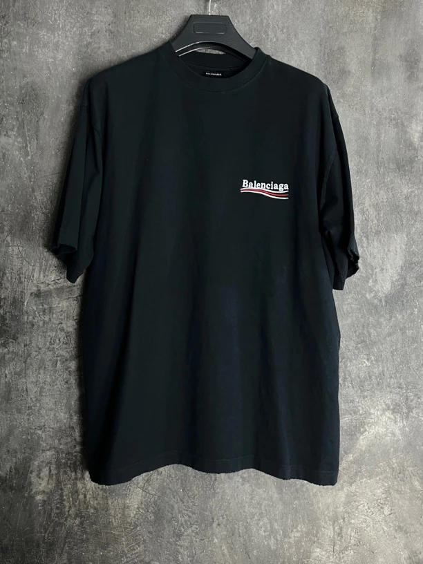 全新未使用 Balenciaga/巴黎世家 S码*1/刺绣可乐短袖/01219
