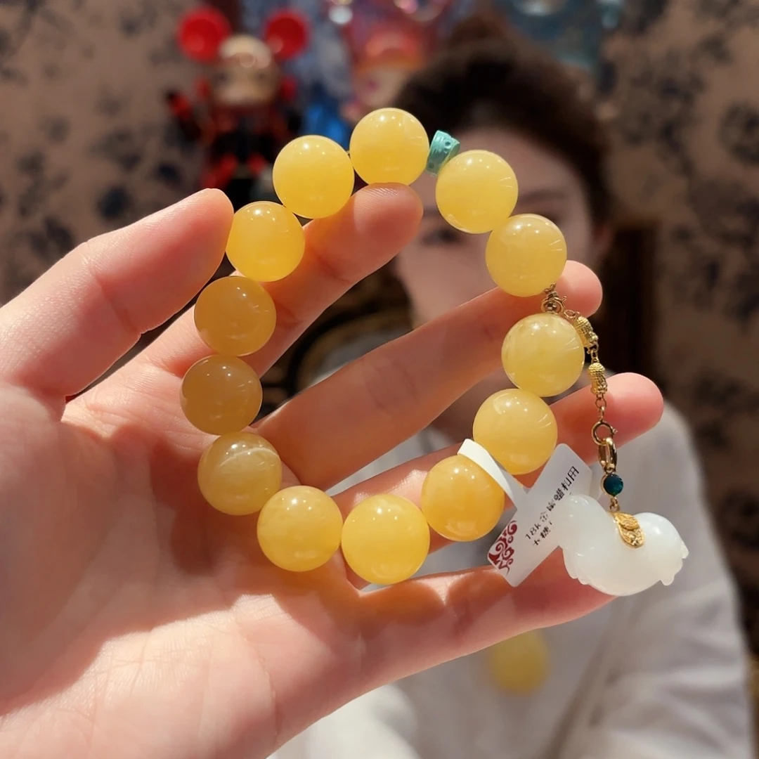 手链蜜蜡未镶嵌手串