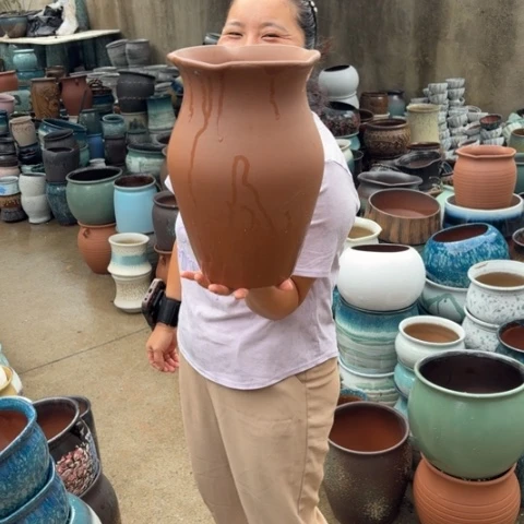 口20高32瑕疵一个盆子。