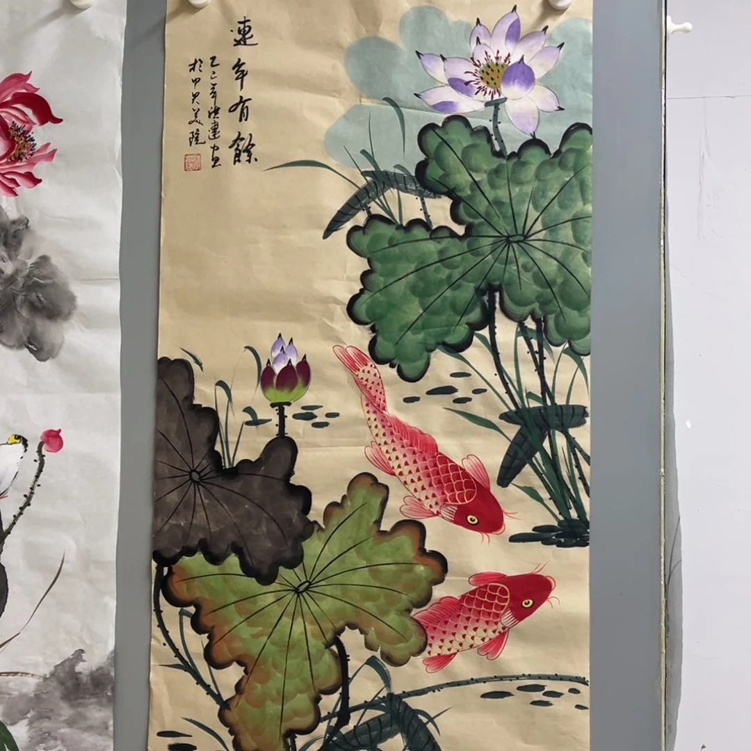 国画宣纸手绘，手工作品
