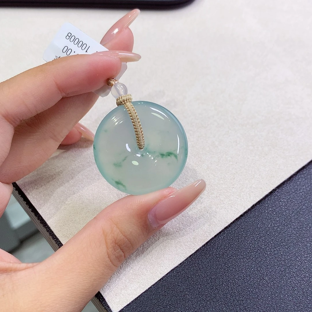 翡翠未镶嵌吊坠(不含链)30.4-6.9