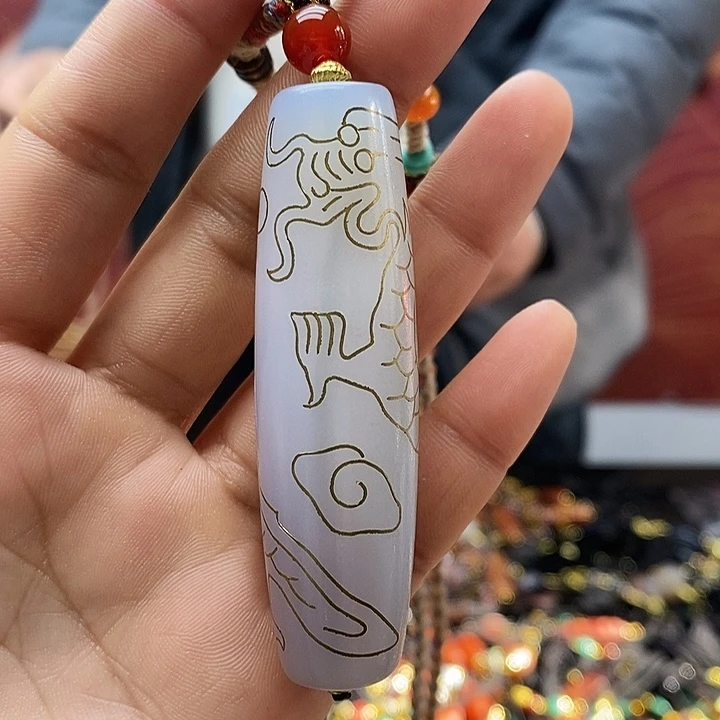 玛瑙/玉髓合金颈饰