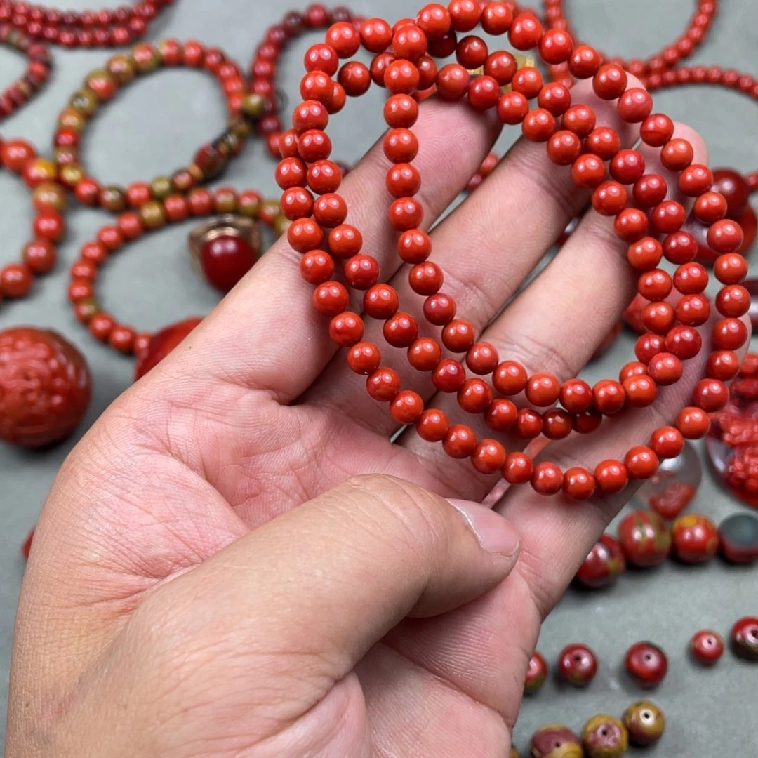 南红玛瑙未镶嵌颈饰