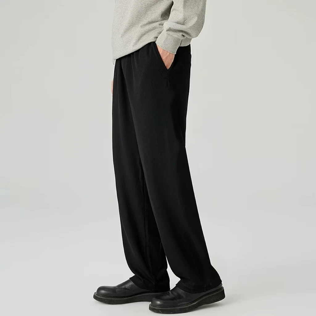 十三行男装 【无缝一体】舒适透气直筒休闲裤男2888