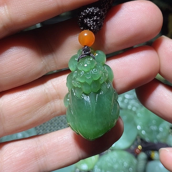 和田玉未镶嵌吊坠(不含链)