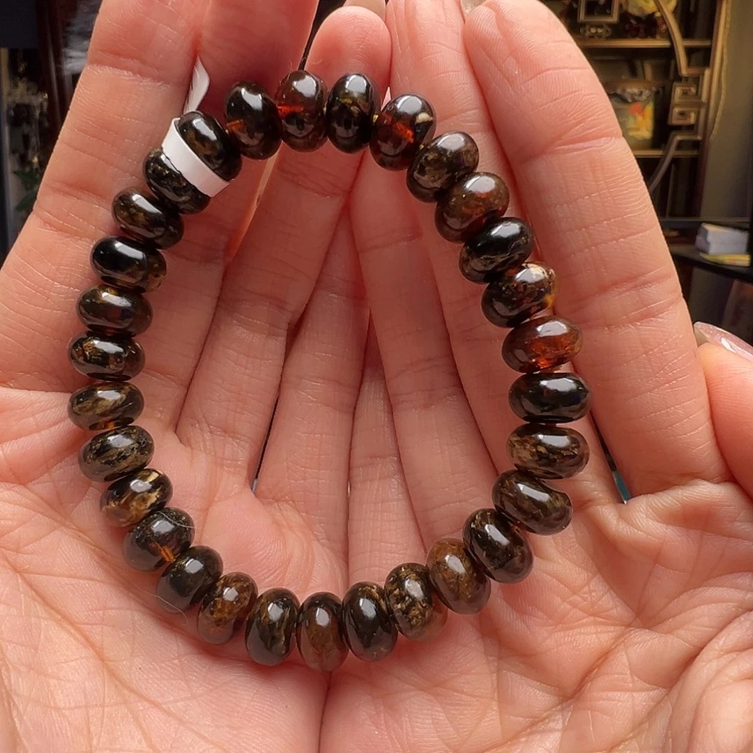 琥珀未镶嵌裸石抚顺琥珀10367十