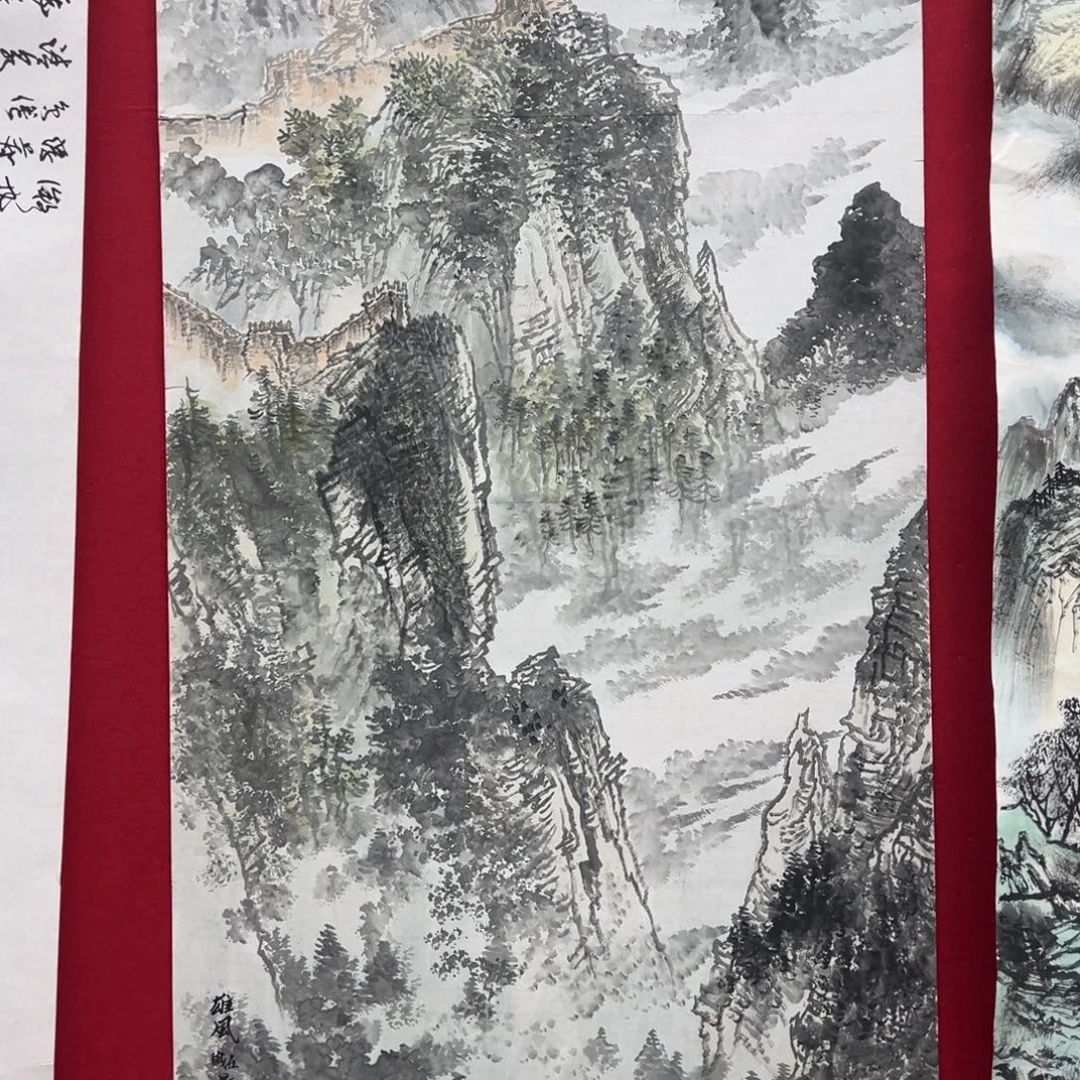 国画绘画作品多次参加6
