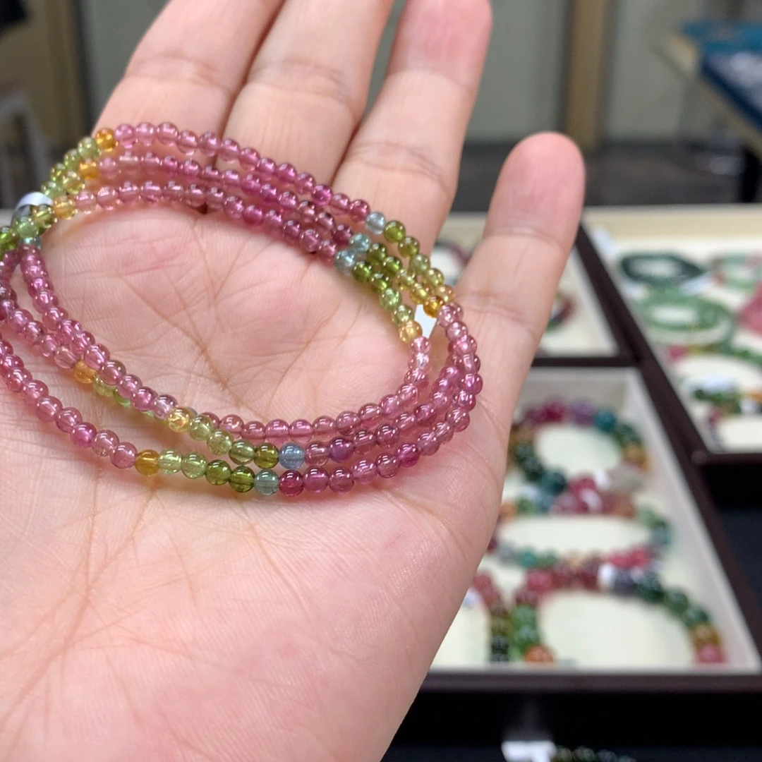 手链未镶嵌碧玺3.5左右