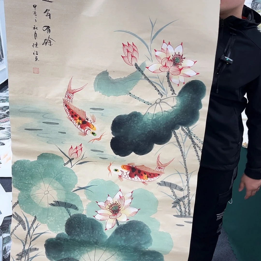 国画宣纸国画作品纯手绘