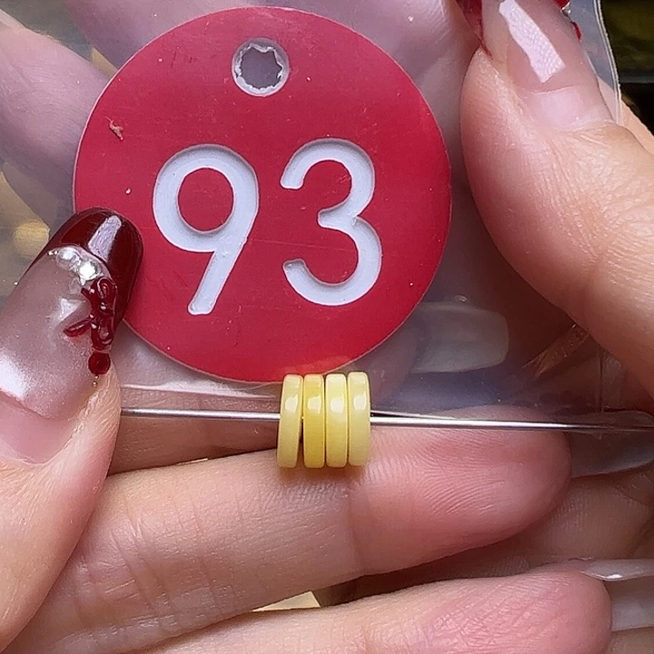 蜜蜡未镶嵌珠宝奇石A****?8mm精工隔片