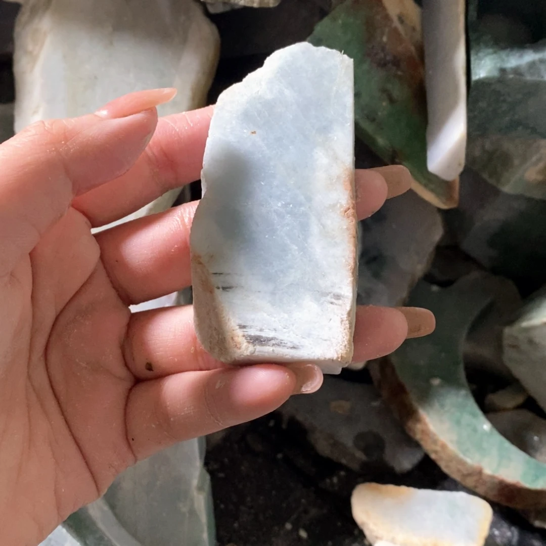 颈饰未镶嵌翡翠天然翡翠