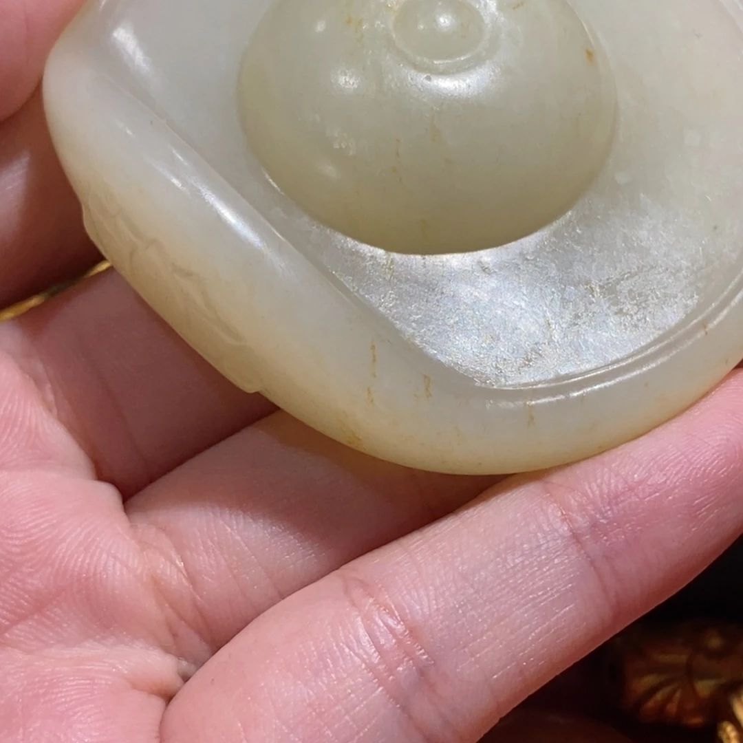 快***罗和田玉（糖玉）未镶嵌挂件