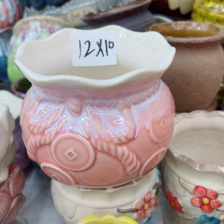 有孔，满10元发货多肉陶瓷花盆