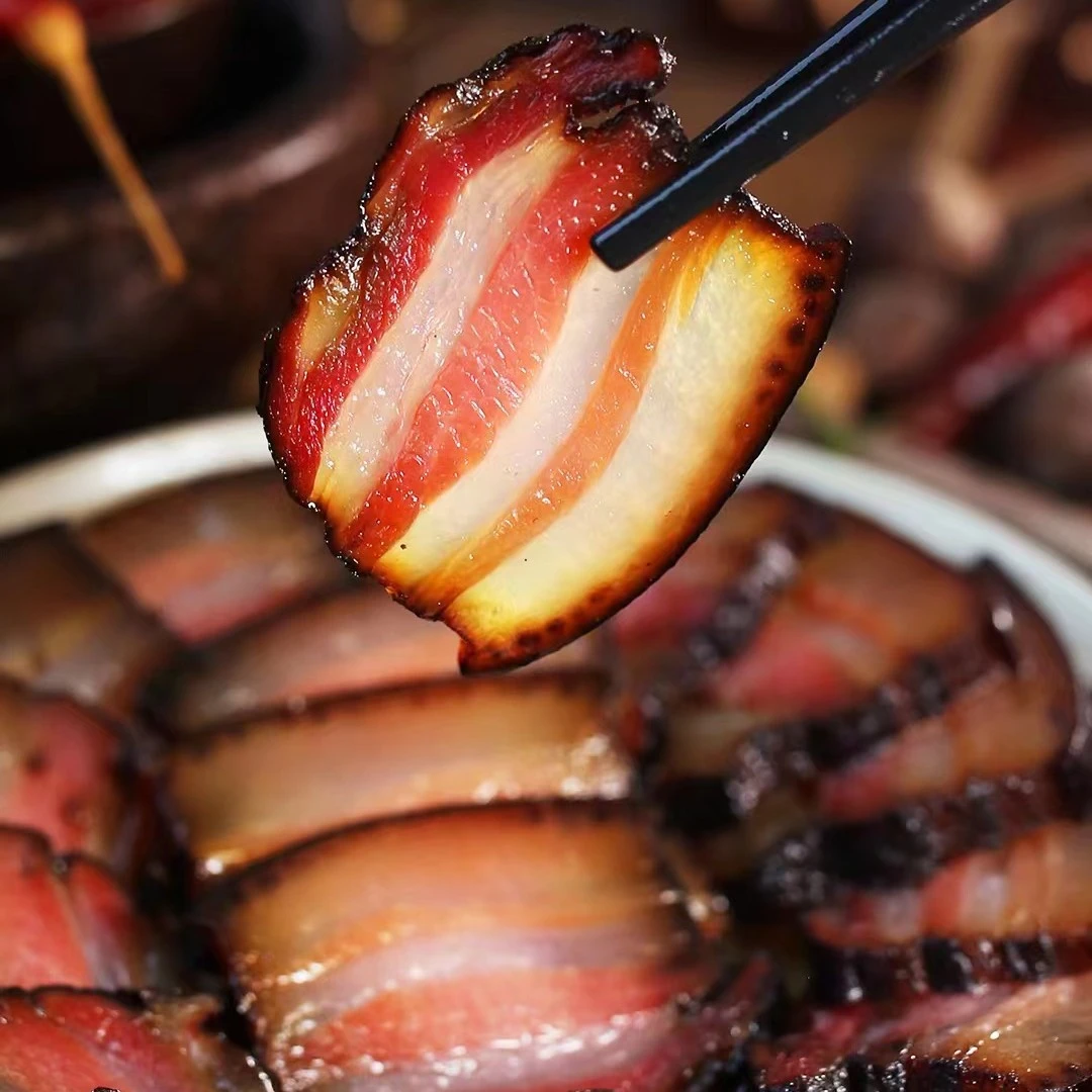 正宗四川农家腊肉柴火烟熏腊肉
