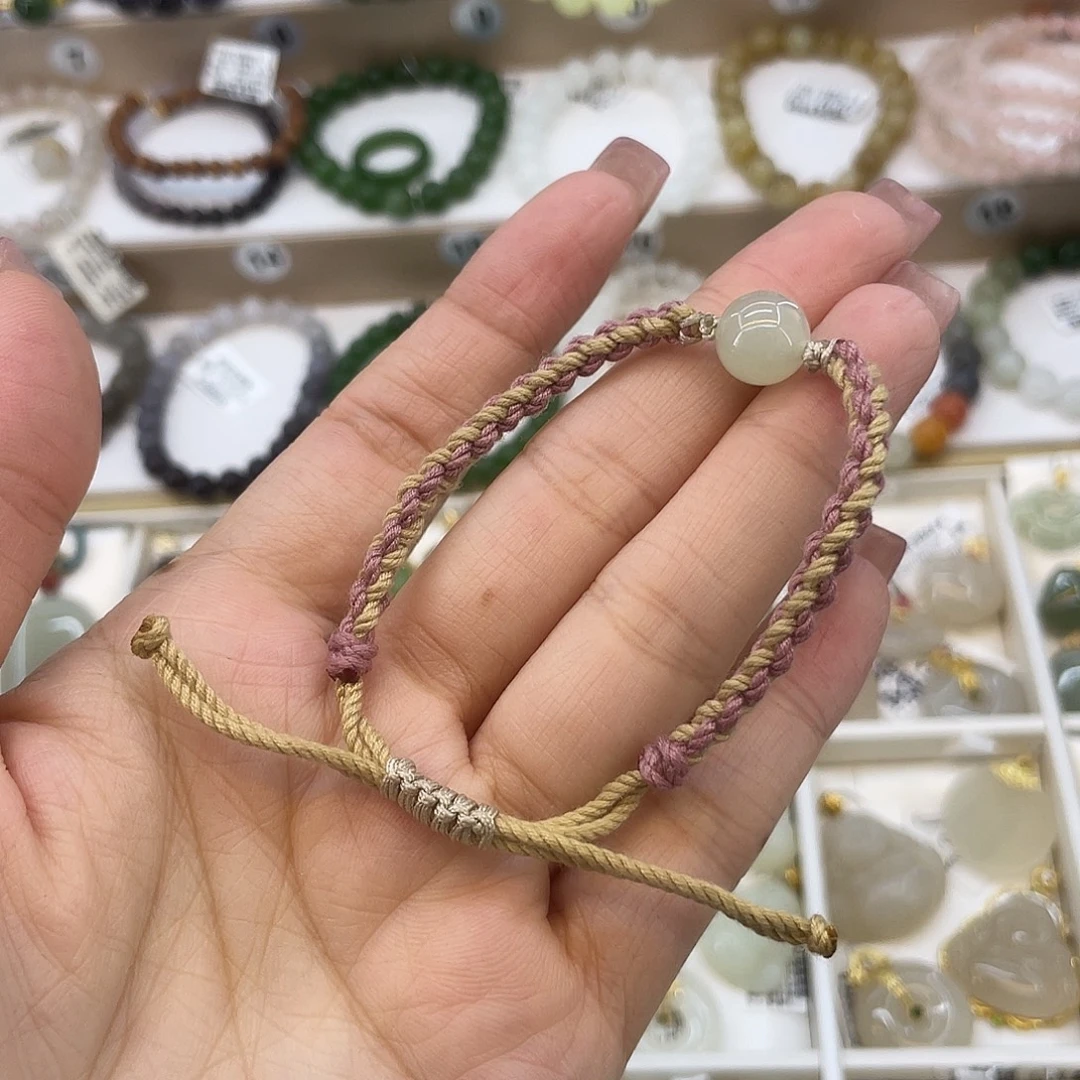 和田玉未镶嵌手绳