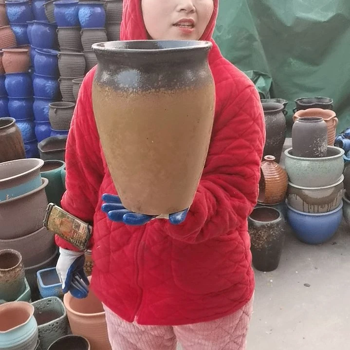 红陶口20高29瑕疵