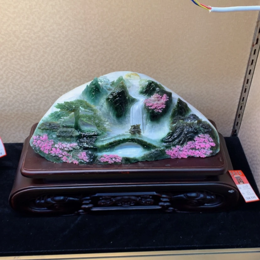 【闪购商品】蛇纹石玉摆件未镶嵌