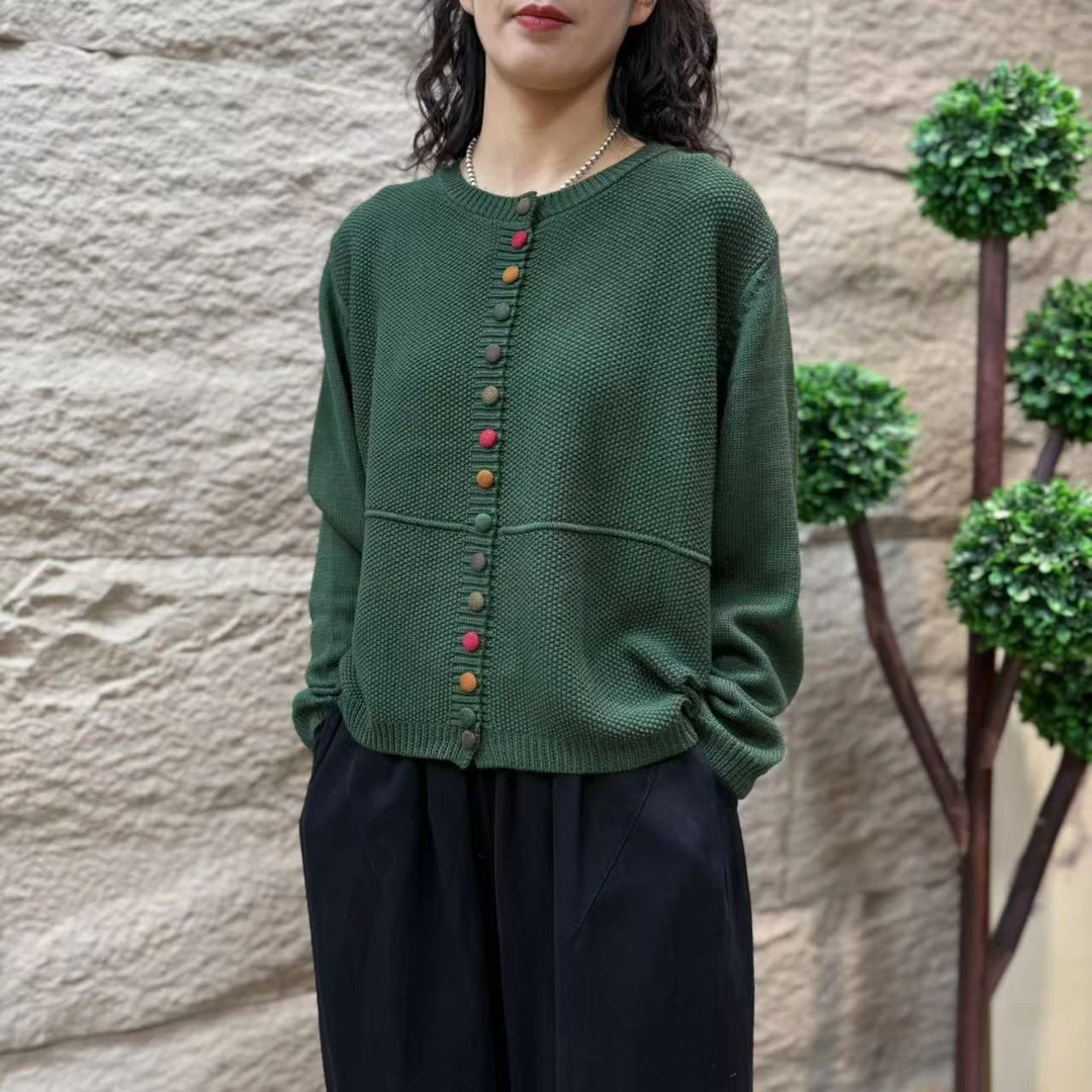 9515新款春夏休闲减龄气质纯色毛衣T恤