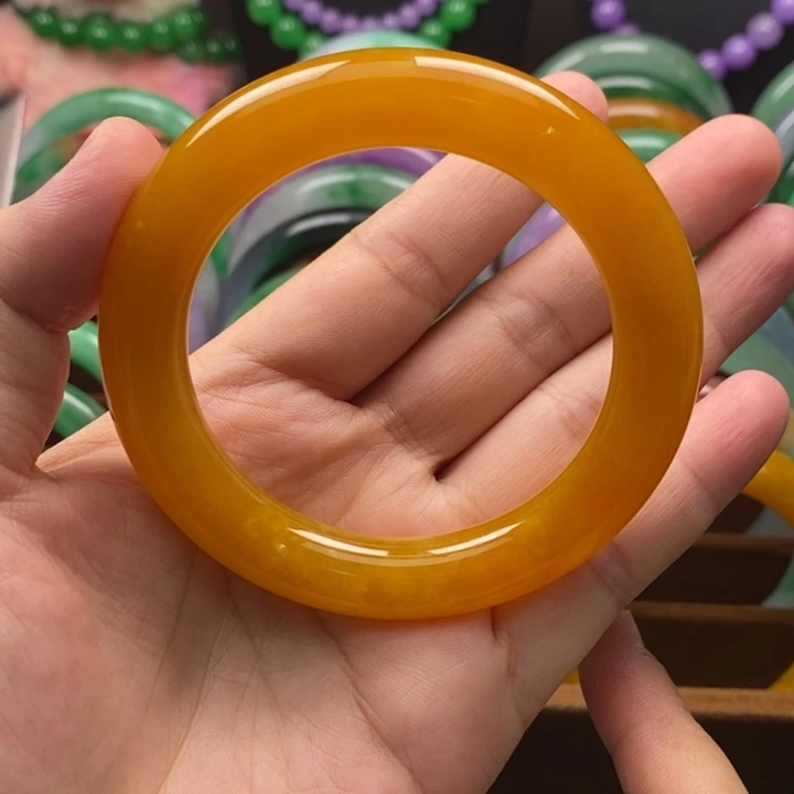 静***开仿水晶非金属高端手镯