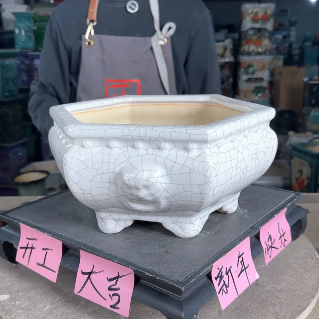 一风堂石湾花盆。微瑕