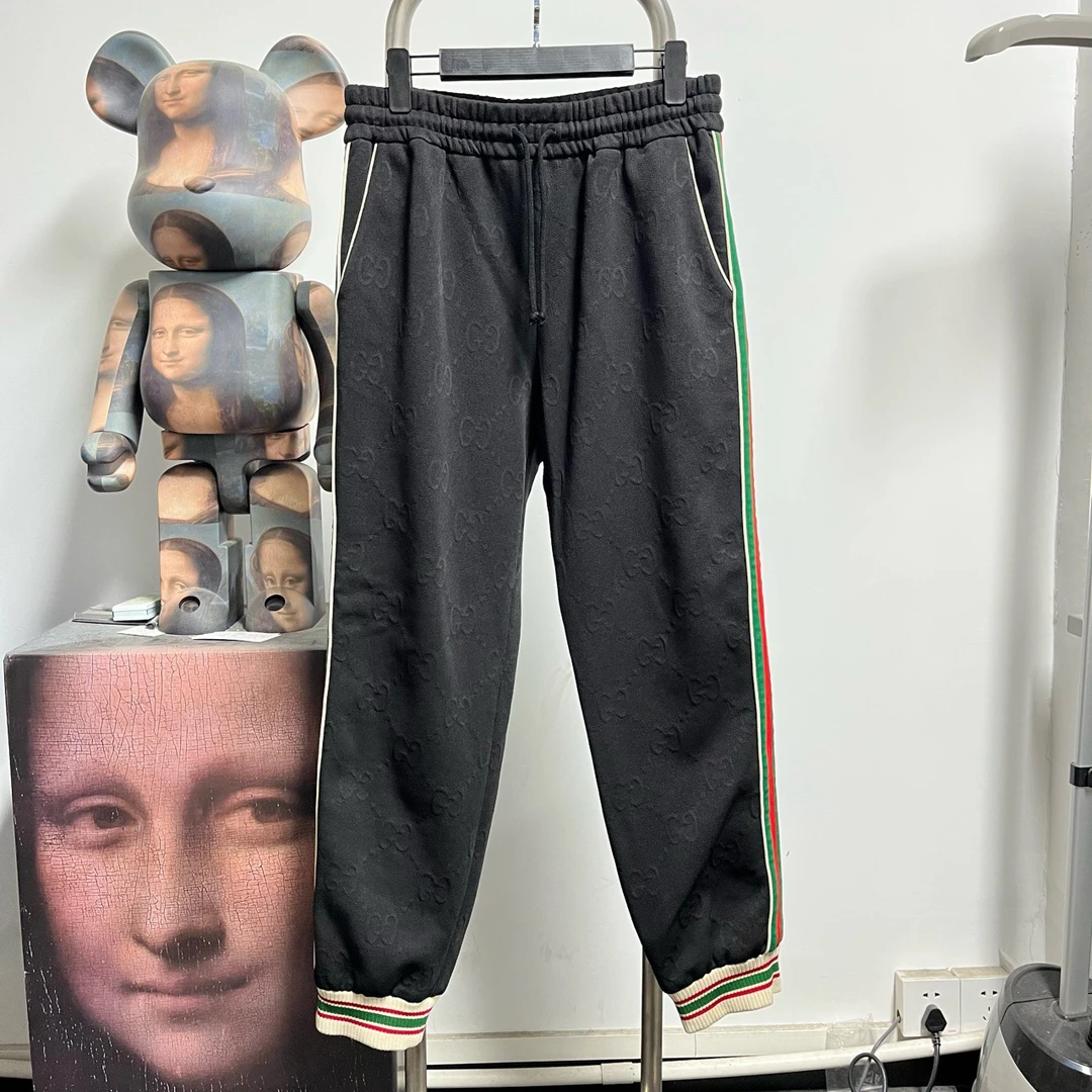 99新 GUCCI/古驰 满印长裤 M2011 尺码:M 裤长99 腰围47