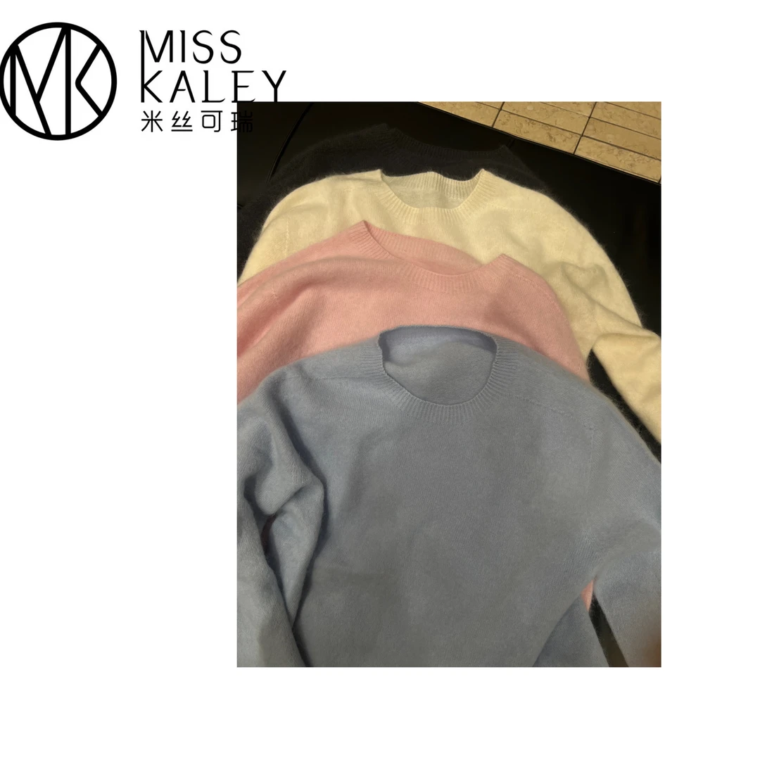 MISS KALEY圆领毛衣