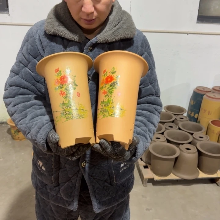 紫砂花盆破损补发