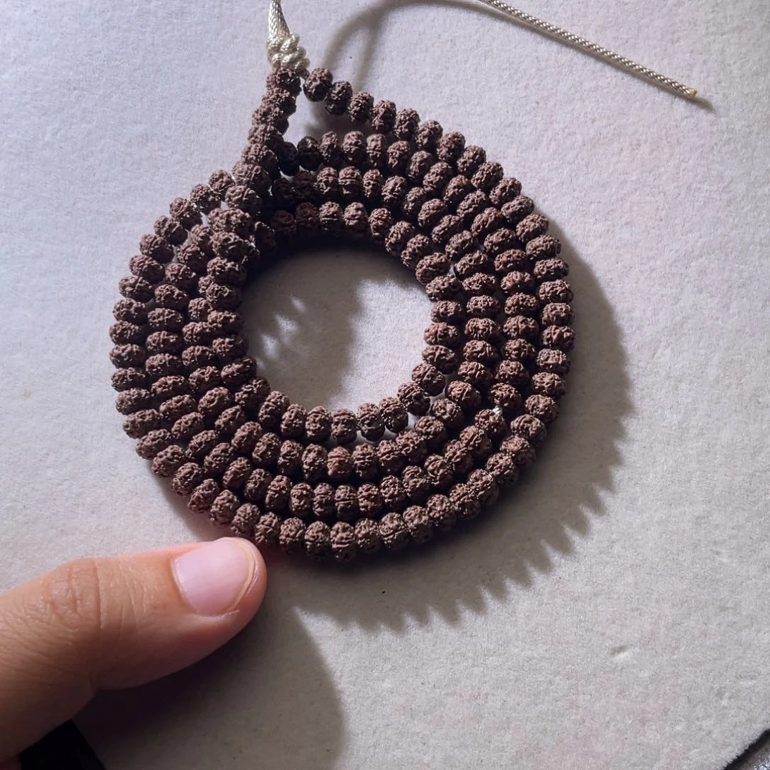 金刚菩提吊坠平细脖挂6.3