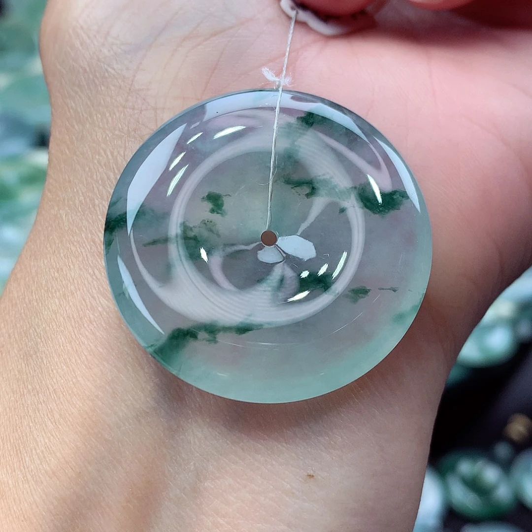 颈饰未镶嵌翡翠编号53尺寸33.8-6.1