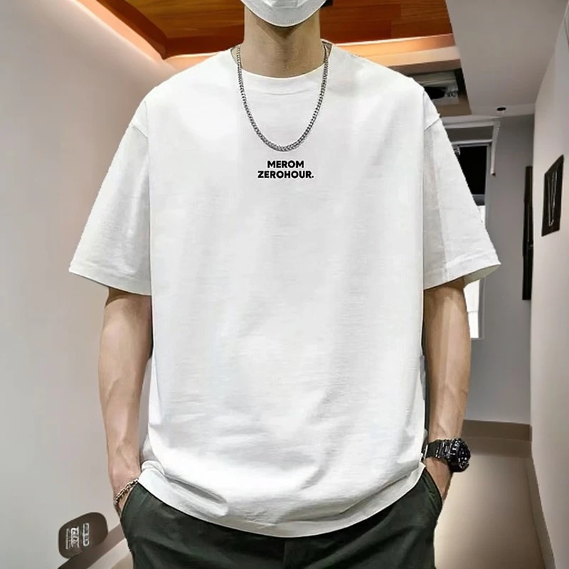 春夏季背心印花男女同款体恤百搭短袖夏季休闲男女士T恤时尚半袖