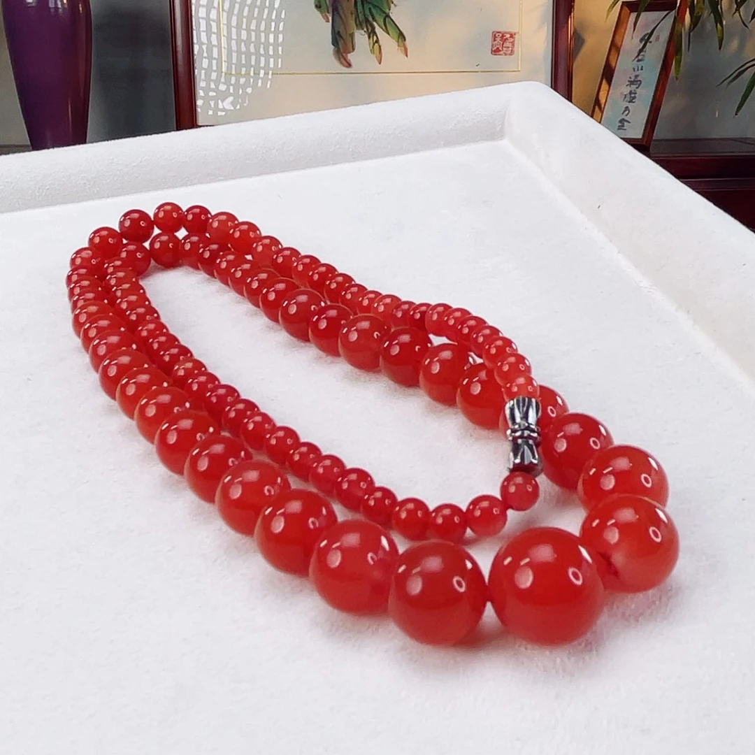 南红玛瑙颈饰未镶嵌南红