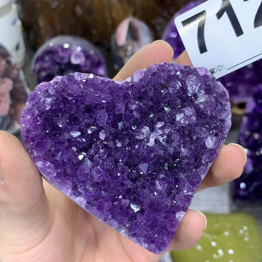 紫晶珠宝半成品未镶嵌712