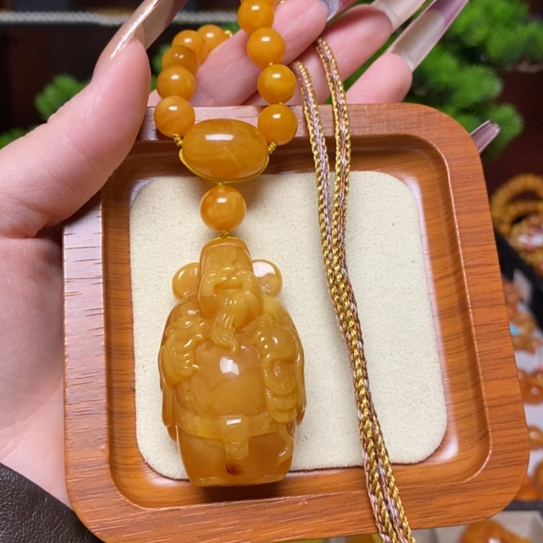 【闪购商品】蜜蜡颈饰未镶嵌项链