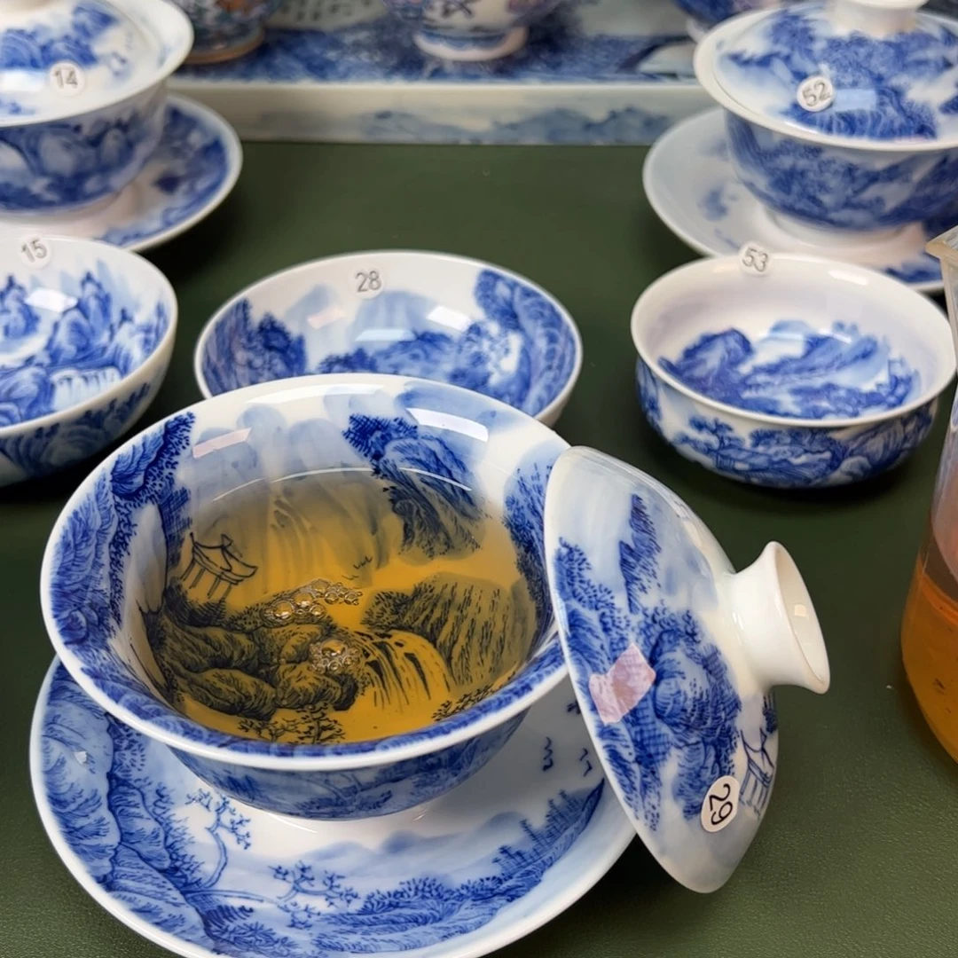 木木景德镇纯手工纯手绘茶具29