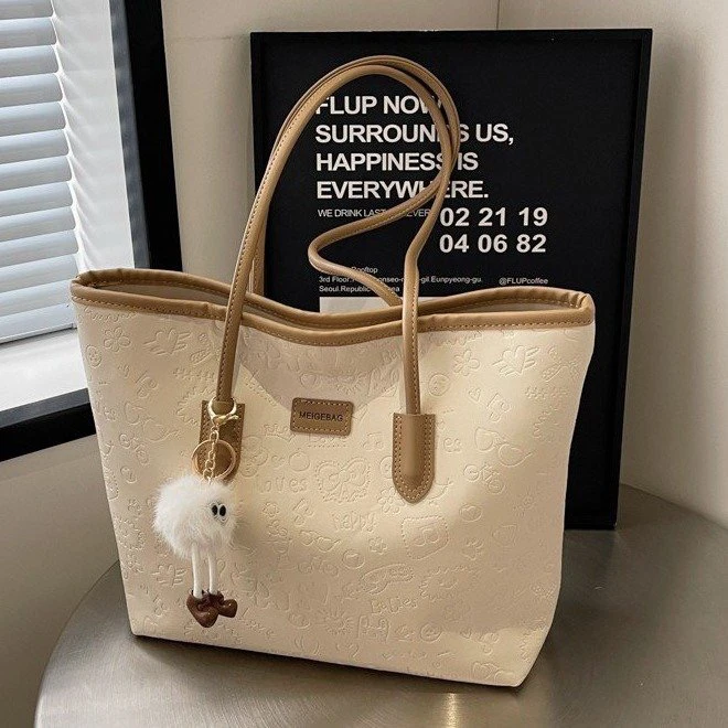 简约风托特包单肩包variate包包单肩简约网红小众时尚大学生