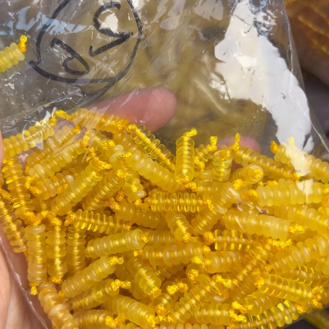 琥珀未镶嵌裸石隔片多样发三组