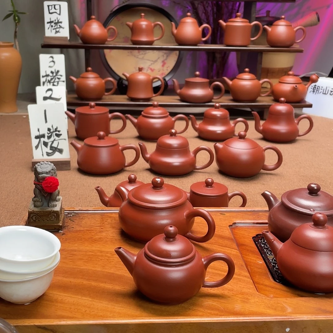 紫砂茶壶梓*小水平手拉壶