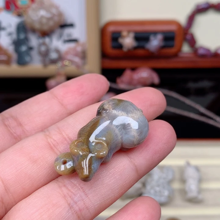 硅化玉手链未镶嵌