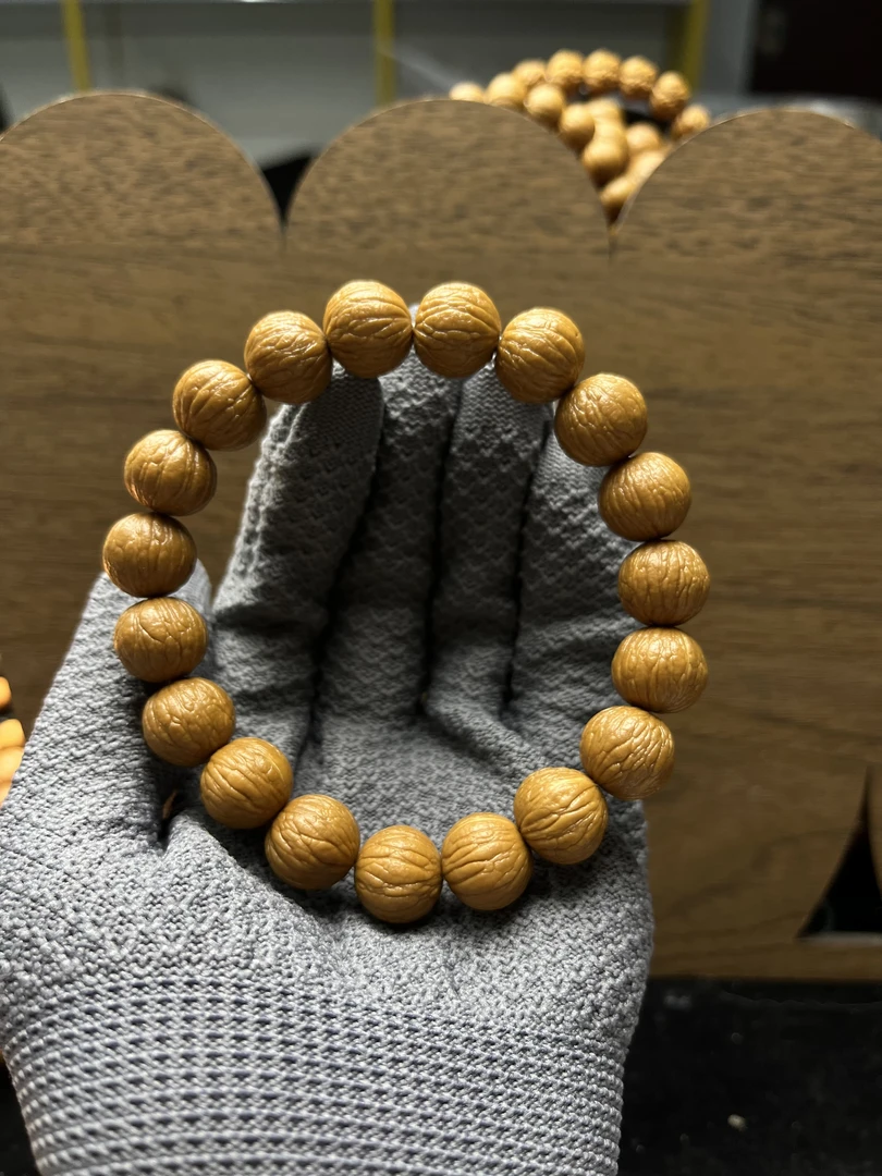 【凤羽猴头手串】精挑同尺 全品无暇 文玩核桃猴头手串